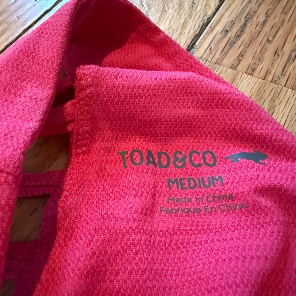 Toad & Co Dress Tech Tomboy Women’s Size M Athletic Eco-friendly Shelf-Bra Pink - Picture 7 of 14